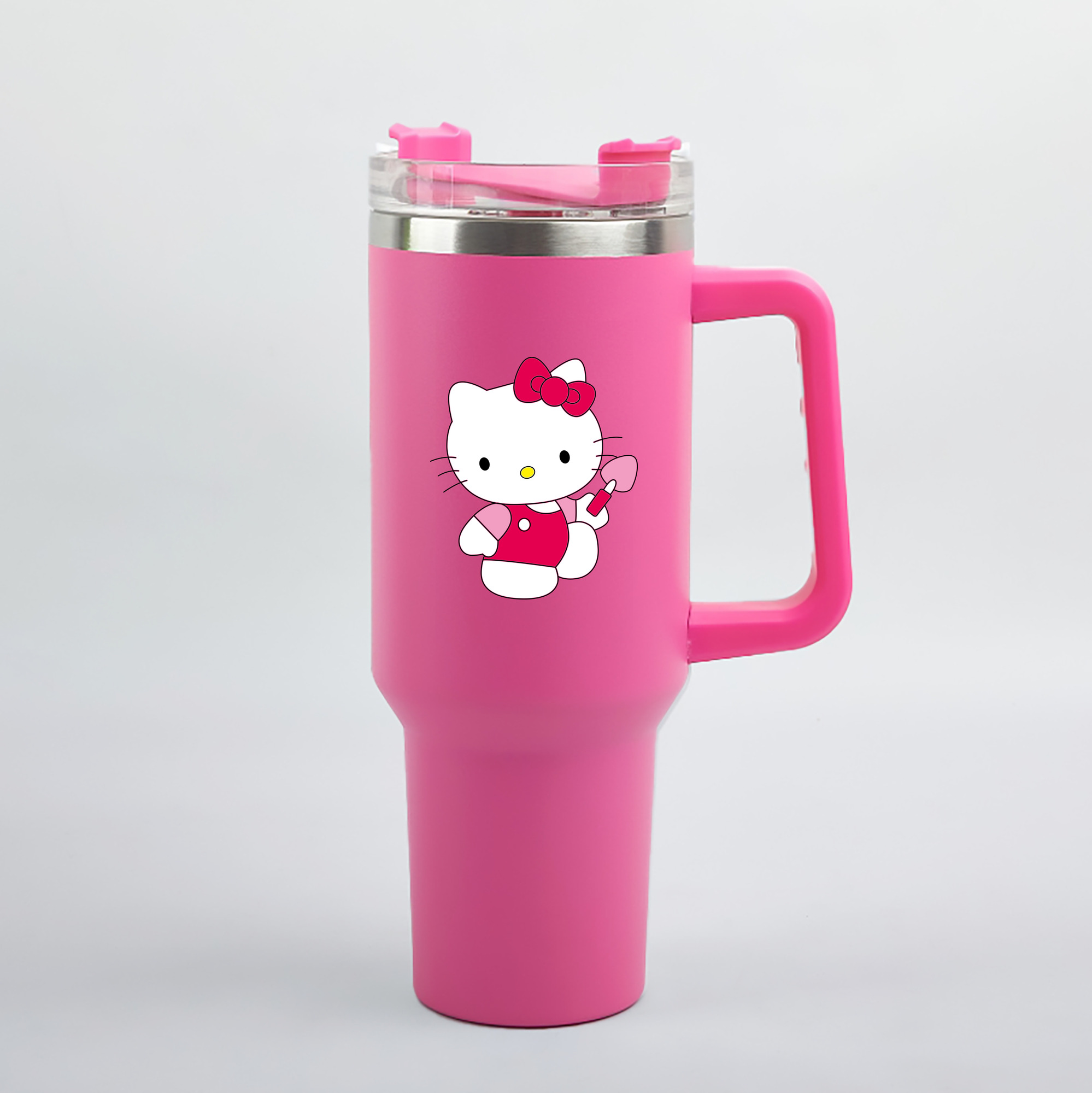 （画像用） Hello Kitty ハローキティ 1200mL車用タンブラー（カラープリント）